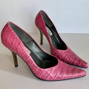 Steve Madden Pink Crocodile Heels